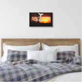 Premium Wrapped Canvas (Glanz) Leinwanddruck (Insitu (Schlafzimmer))