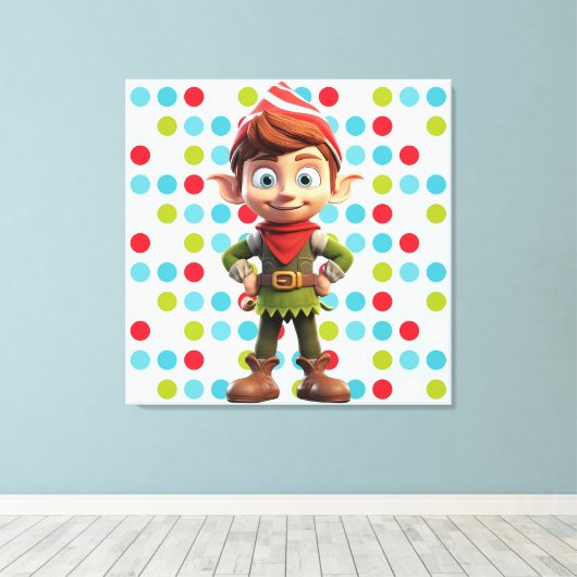 Premium Wrapped Canvas (Glanz) Leinwanddruck (Insitu (Holzboden))