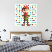 Premium Wrapped Canvas (Glanz) Leinwanddruck (Insitu (Schlafzimmer))