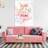 Premium Wrapped Canvas (Glanz) Leinwanddruck (Insitu (Wohnzimmer))