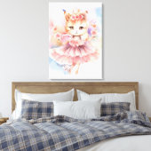 Premium Wrapped Canvas (Glanz) Leinwanddruck (Insitu (Schlafzimmer))