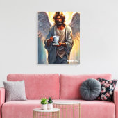 - Premium Wrapped Canvas (Glanz) Leinwanddruck (Insitu (Wohnzimmer))