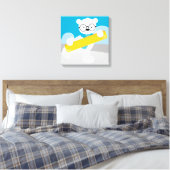 Premium Wrapped Canvas (Glanz) Leinwanddruck (Insitu (Schlafzimmer))