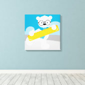 Premium Wrapped Canvas (Glanz) Leinwanddruck (Insitu (Holzboden))