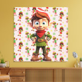 Premium Wrapped Canvas (Glanz) Leinwanddruck (Insitu (Wohnzimmer))