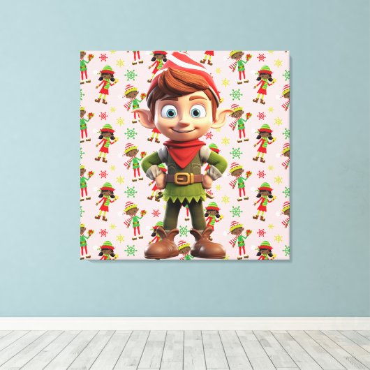 Premium Wrapped Canvas (Glanz) Leinwanddruck (Insitu (Holzboden))