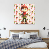 Premium Wrapped Canvas (Glanz) Leinwanddruck (Insitu (Schlafzimmer))