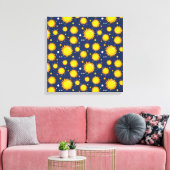 Premium Wrapped Canvas (Glanz) Leinwanddruck (Insitu (Wohnzimmer))