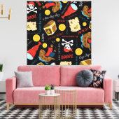 Premium Wrapped Canvas (Glanz) Leinwanddruck (Insitu (Wohnzimmer))