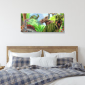 Premium Wrapped Canvas (Glanz) Leinwanddruck (Insitu (Schlafzimmer))