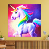 Premium Wrapped Canvas (Glanz) Leinwanddruck (Insitu (Wohnzimmer))