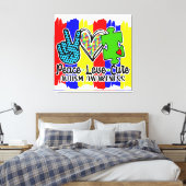 Premium Wrapped Canvas (Glanz) Leinwanddruck (Insitu (Schlafzimmer))