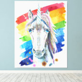 Premium Wrapped Canvas (Glanz) Leinwanddruck (Insitu (Holzboden))