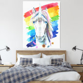 Premium Wrapped Canvas (Glanz) Leinwanddruck (Insitu (Schlafzimmer))