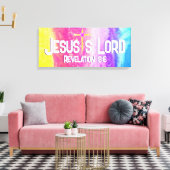 Premium Wrapped Canvas (Glanz) Leinwanddruck (Insitu (Wohnzimmer))