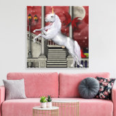 Premium Wrapped Canvas (Glanz) Leinwanddruck (Insitu (Wohnzimmer))