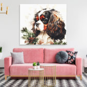 Premium Wrapped Canvas (Glanz) Leinwanddruck (Insitu (Wohnzimmer))