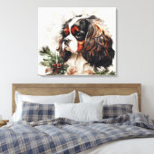 Premium Wrapped Canvas (Glanz) Leinwanddruck (Insitu (Schlafzimmer))