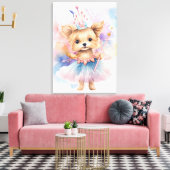 Premium Wrapped Canvas (Glanz) Leinwanddruck (Insitu (Wohnzimmer))