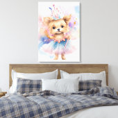Premium Wrapped Canvas (Glanz) Leinwanddruck (Insitu (Schlafzimmer))