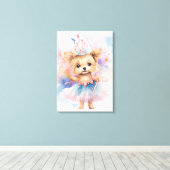 Premium Wrapped Canvas (Glanz) Leinwanddruck (Insitu (Holzboden))
