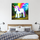 Premium Wrapped Canvas (Glanz) Leinwanddruck (Insitu (Schlafzimmer))