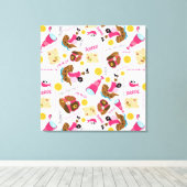 Premium Wrapped Canvas (Glanz) Leinwanddruck (Insitu (Holzboden))