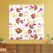 Premium Wrapped Canvas (Glanz) Leinwanddruck (Insitu (Wohnzimmer))