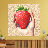 Premium Wrapped Canvas (Glanz) Leinwanddruck (Insitu (Wohnzimmer))