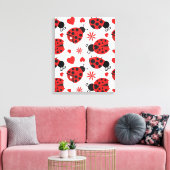 Premium Wrapped Canvas (Glanz) Leinwanddruck (Insitu (Wohnzimmer))