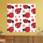 Premium Wrapped Canvas (Glanz) Leinwanddruck (Insitu (Wohnzimmer))