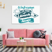 Premium Wrapped Canvas (Glanz) Leinwanddruck (Insitu (Wohnzimmer))