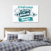 Premium Wrapped Canvas (Glanz) Leinwanddruck (Insitu (Schlafzimmer))