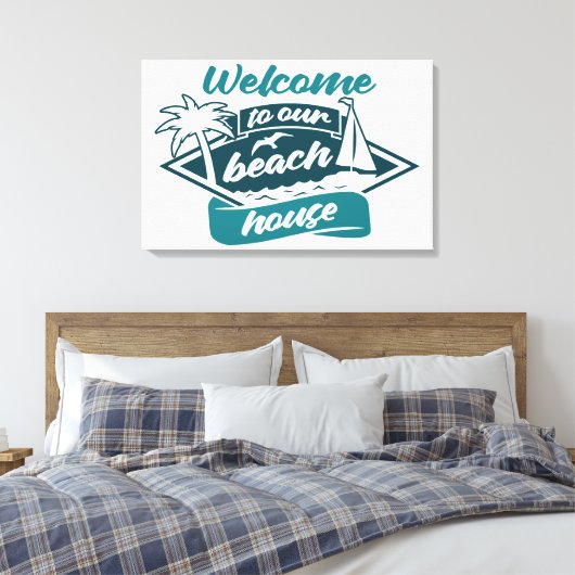 Premium Wrapped Canvas (Glanz) Leinwanddruck (Insitu (Schlafzimmer))