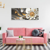 Premium Wrapped Canvas (Glanz) Leinwanddruck (Insitu (Wohnzimmer))