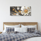 Premium Wrapped Canvas (Glanz) Leinwanddruck (Insitu (Schlafzimmer))