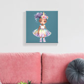 - Premium Wrapped Canvas (Glanz) Leinwanddruck (Insitu (Wohnzimmer))