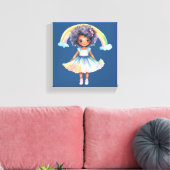 - Premium Wrapped Canvas (Glanz) Leinwanddruck (Insitu (Wohnzimmer))