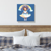 - Premium Wrapped Canvas (Glanz) Leinwanddruck (Insitu (Schlafzimmer))