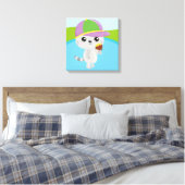 Premium Wrapped Canvas (Glanz) Leinwanddruck (Insitu (Schlafzimmer))