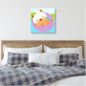 Premium Wrapped Canvas (Glanz) Leinwanddruck (Insitu (Schlafzimmer))