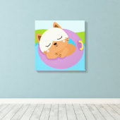 Premium Wrapped Canvas (Glanz) Leinwanddruck (Insitu (Holzboden))