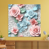 Premium Wrapped Canvas (Glanz) Leinwanddruck (Insitu (Wohnzimmer))