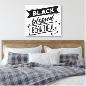 Premium Wrapped Canvas (Glanz) Leinwanddruck (Insitu (Schlafzimmer))