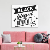 Premium Wrapped Canvas (Glanz) Leinwanddruck (Insitu (Wohnzimmer))