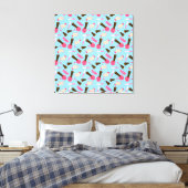 Premium Wrapped Canvas (Glanz) Leinwanddruck (Insitu (Schlafzimmer))