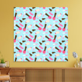 Premium Wrapped Canvas (Glanz) Leinwanddruck (Insitu (Wohnzimmer))