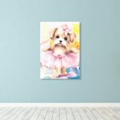 Premium Wrapped Canvas (Glanz) Leinwanddruck (Insitu (Holzboden))