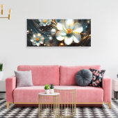 Premium Wrapped Canvas (Glanz) Leinwanddruck (Insitu (Wohnzimmer))
