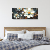 Premium Wrapped Canvas (Glanz) Leinwanddruck (Insitu (Schlafzimmer))